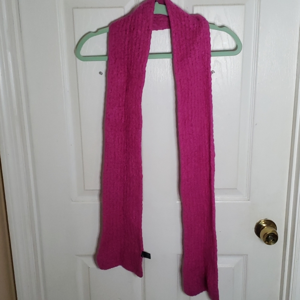 Stylish PURPLE KNITTED SCARF  74"L